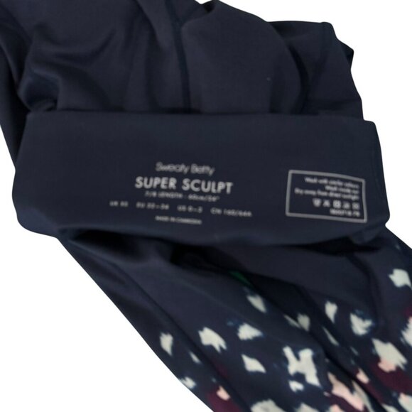 Sweaty Betty Women's Blue Super Sculpt Pocket 7/8 Legging Pants Size 2 (… - Picture 3 of 4